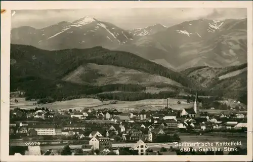 Ansichtskarte Knittelfeld Panorama-Ansicht 1943/1942