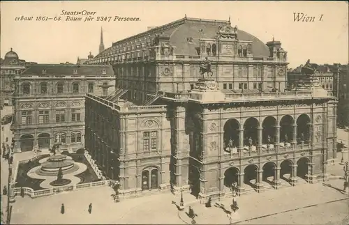 Ansichtskarte Wien Staats-Oper 1928