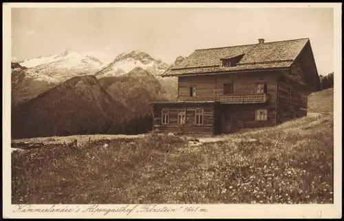 Ansichtskarte Krimml Kammerlander's Alpengasthof „Filzstein" 1641 m. 1942