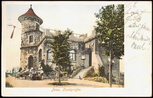 Ansichtskarte Jena Landgrafenhaus 1907
