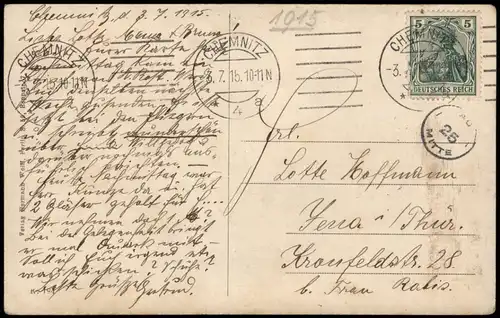 Marine Vernichtung des englischen Geschwaders bei St. Maria 1915