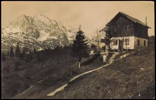Ansichtskarte Kranzberg Hoher-Kranzberg, Hütte 1913