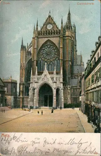 CPA Metz Kathedrale, Eingang 1906