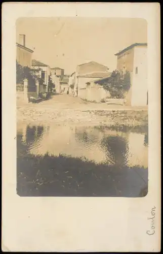 CPA Coulon Deux-Sèvres Straßenpartie 1913