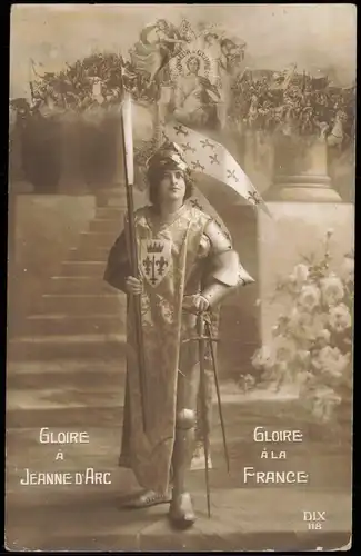 CPA .Frankreich Patriotika Frankreich GLOIRE À LA FRANCE 1917