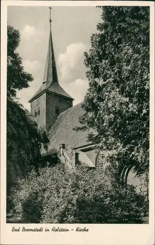 Ansichtskarte Bad Bramstedt Kirche 1956   frankiert mit EUROPA-Marken (10+40)