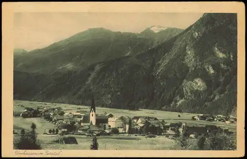 Foto Umhausen Stadt und Oetztal 1925 Privatfoto