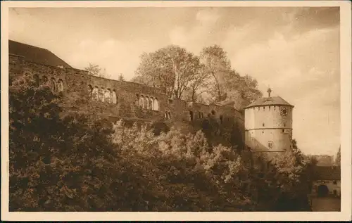 Eger Cheb Kaiserburg (Castle Building), Künstlerpostkarte "Helo" 1920