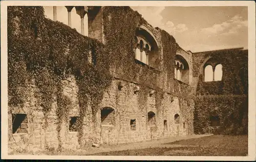 Eger Cheb Künstlerpostkarte "Helo" Bankettsaal der Kaiserburg 1920
