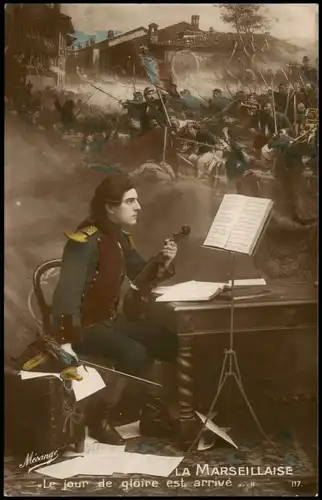 .Frankreich Patriotika Frankreich France Fotokunst LA MARSEILLAISE 1915