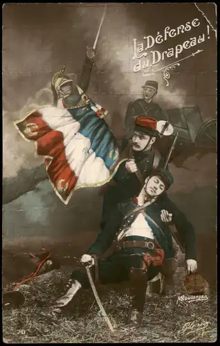 .Frankreich La Defense du Drapeau Patriotika Frankreich France Militär 1915