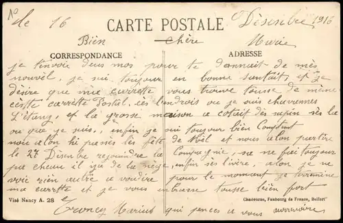 Schaffnatt Weiher Chavannes-sur-l’Étang Arrivée du Président République 1916