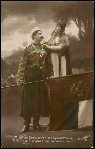 .Frankreich Patriotika France Mieux que Croix de Fer, la Légion d'Honneur 1915