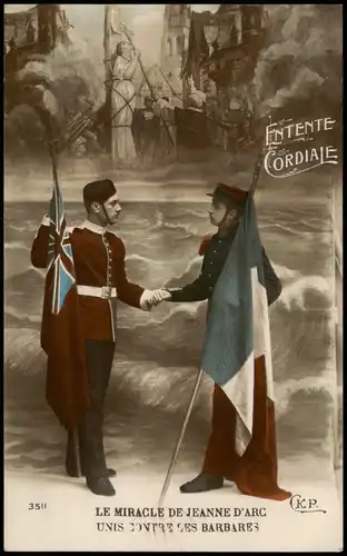.Frankreich Patriotika France England LE MIRACLE DE JEANNE D'ARC 1915