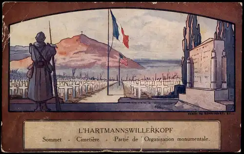 Hartmannsweiler Hartmannswiller Hartmannsweilerkopf Patriotika 1919