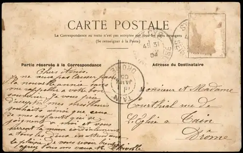 CPA .Frankreich Patriotika France Chalons - La Diane 1904