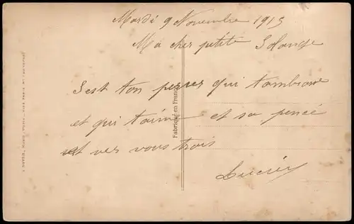 Künstlerkarte - Militär LES PETITS ALLIÉS THE LITTLE BOYS ALLIED 1915