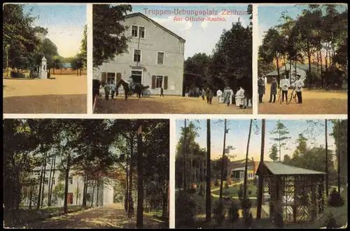 Ansichtskarte Zeithain Truppenübungsplatz Mehrbild AK 1915