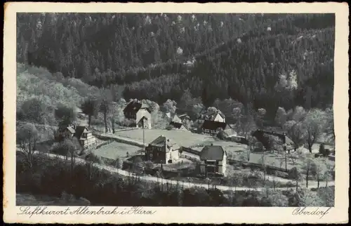 Ansichtskarte Altenbrak Panorama-Ansicht Blick aufs Oberdorf 1929