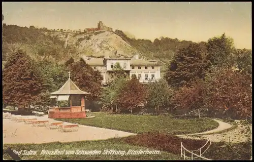 Ansichtskarte Bad Sulza Prinz Karl von Schweden Stiftung Kinderheim 1914