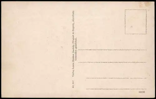 Ansichtskarte Altenburg Altenburger Bauerntrachten Abschied vom Vaterhaus 1914