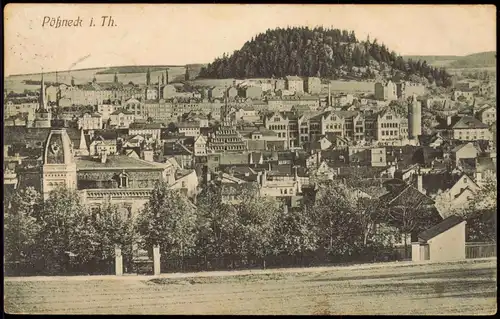 Ansichtskarte Pößneck Stadtpartie 1910