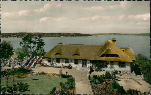 Wannsee-Berlin Gaststätte WANNSEE-TERRASSEN von Erich Schrader 1956