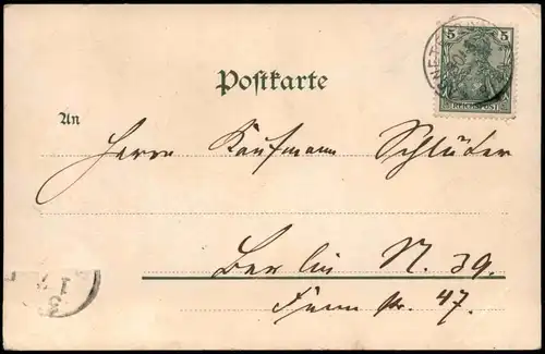 Postcard Schreiberhau Szklarska Poręba Schneegruben Sněžné jámy 1902
