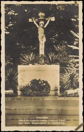 Heidelberg Grabstätte des Reichspräsidenten Friedrich Ebert 1934