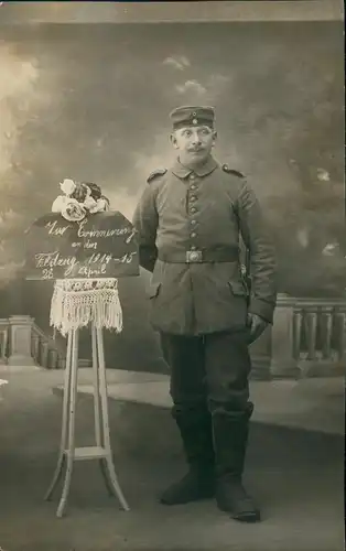 Militär & Propaganda 1. Weltkrieg: Soldat Erinnerung Feldzug 1915 Privatfoto