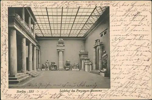 Ansichtskarte Berlin Pergamonmuseum Lichthof 1902