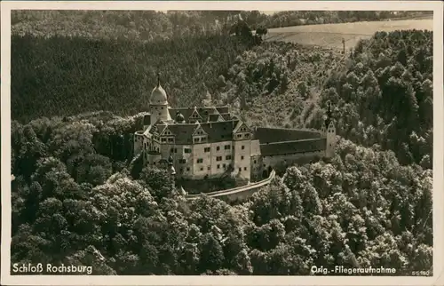 Luftbild Rochsburg Lunzenau  Schloß Rochsburg Fliegeraufnahme 1940