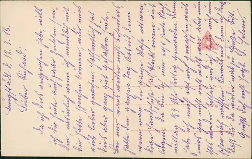 Militär 1. WK Soldatenleben: Frau verabschiedet Soldat Pickelhaube Gewehr 1916