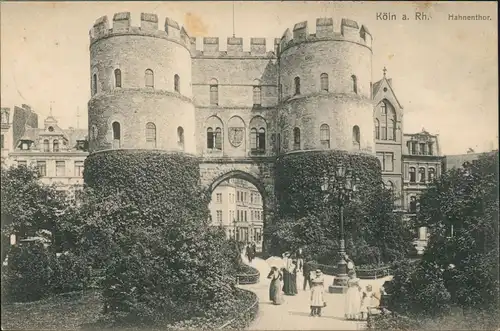 Ansichtskarte Köln Hahnentor 1907