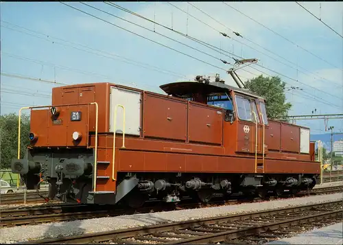 Ansichtskarte  Eisenbahn Zug e-Lokomotive Ee 6/6 II 16811-16820 1980