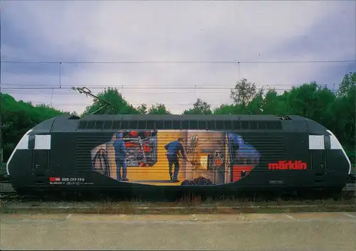 Ansichtskarte  Eisenbahn Zug E-Lokomotive Railway Train 1994
