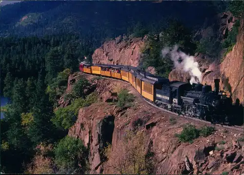 Eisenbahn Zug Lokomotive Dampflok Personenzug Railway Train 1980