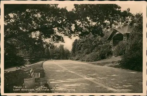 Ansichtskarte Plauen (Vogtland) Hindenburgring, Musikhalle 1937