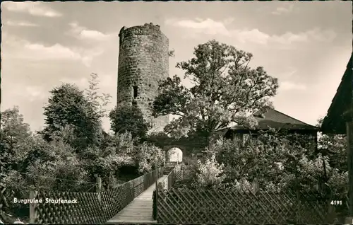 Ansichtskarte Salach Burgruine Staufeneck 1959