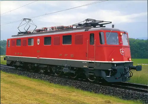 Ansichtskarte  Eisenbahn Zug E-Lokomotive Railway Train 1980