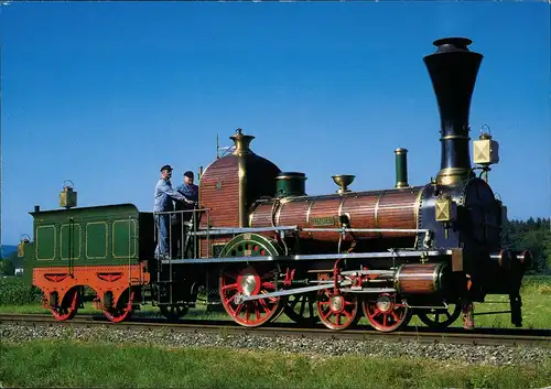 Ansichtskarte  Eisenbahn Zug Lokomotive Dampflok Railway Train 2001