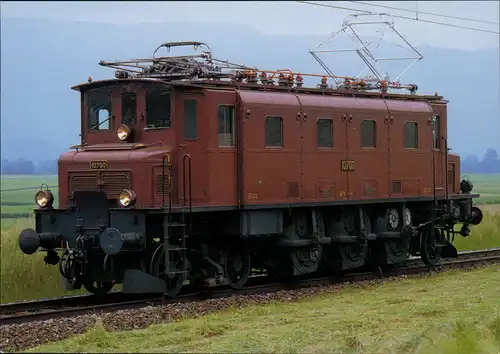 Ansichtskarte  Eisenbahn Zug E-Lokomotive Railway Train 1980