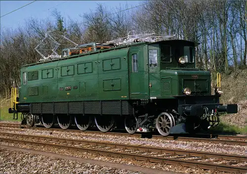 Ansichtskarte  Eisenbahn Zug E-Lokomotive Railway Train 1980