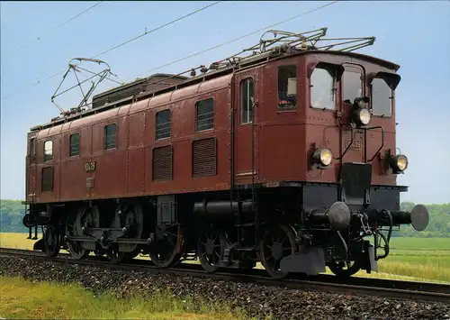 Ansichtskarte  Eisenbahn Zug E-Lokomotive Railway Train 1980