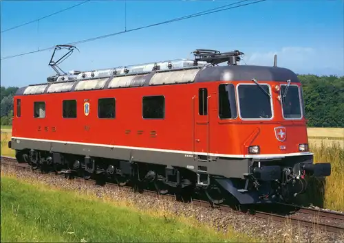 Ansichtskarte  Eisenbahn Zug E-Lokomotive Railway Train 1980