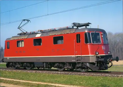 Ansichtskarte  Eisenbahn Zug E-Lokomotive Railway Train 1980