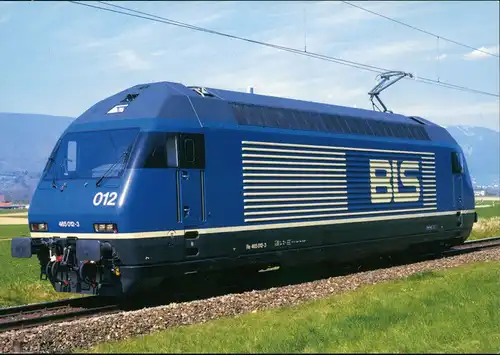 Ansichtskarte  Eisenbahn Zug E-Lokomotive Railway Train 1985