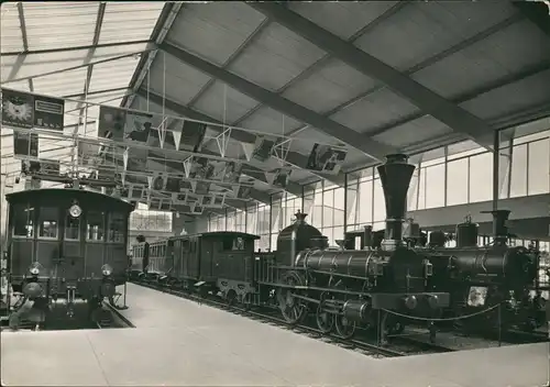 Ansichtskarte  Eisenbahn Zug Lokomotiven Dampflok E-lok 1976