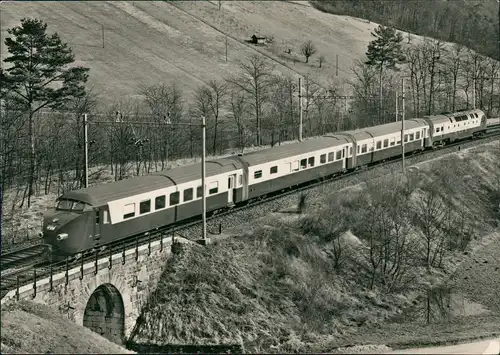 Ansichtskarte  Eisenbahn Zug Personenzug Railway Train 1985
