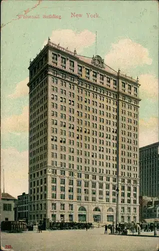 Manhattan-New York City Hochhaus Skyscraper Whitehall Building 1909